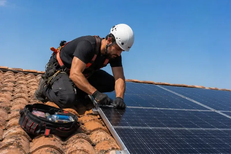Maintenance et monitoring de panneaux solaires à Angoisse